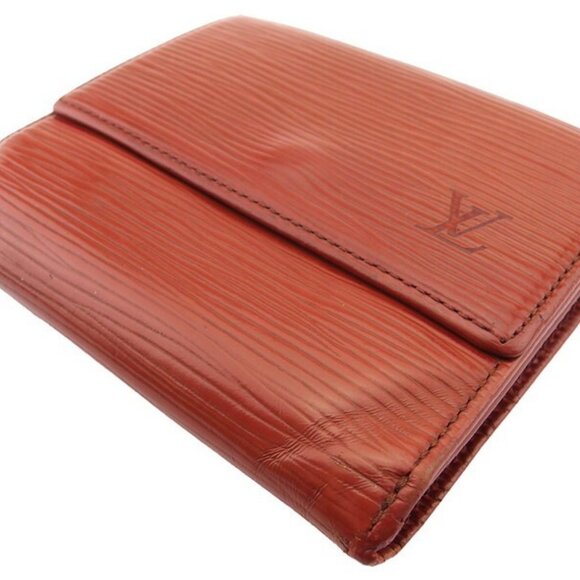 LOUIS VUITTON W Hook Wallet Epi Epi Leather Authentic Used - Picture 5 of 10